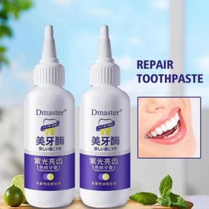 Zähne Bleaching Enzym Zahnpasta Entfernen Plaque Flecken Mousse Reinigung O Q4C8 - Bild 1 von 7