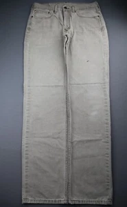 Men's 2016 Levi's 514 Jeans Canvas Straight Brown Size 34x36 (Msr 34x34) - Picture 1 of 10