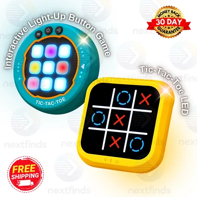 Tic Tac Toe Noughts Crosses Noughts And Crosses Game Game Memory Electronic Toys - Image 1 of 4