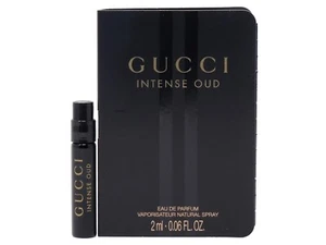 GUCCI INTENSE OUD EAU DE PARFUM 2.0ml .06fl oz x 1 COLOGNE PERFUME SPRAY SAMPLE - Picture 1 of 1