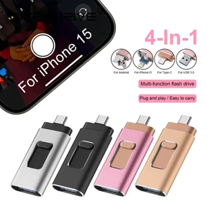 USB Flash Drive 4 in 1 OTG Pen Drive 128GB 256GB 1TB Type-C USB Stick Pendrive - Afbeelding 1 van 24