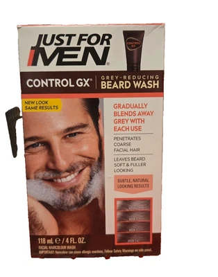 Только для мужчин Control GX серый уменьшение бороды мытье 4 жидких унц - новый - Изображение 1 из 3