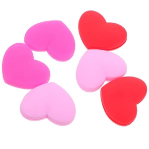 6Pcs Tennis Racket Vibration Dampeners Heart Shape Silicone Dampeners - Picture 1 of 12