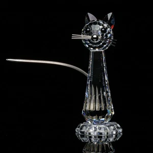 Figura de gato alto grande de Swarovski 010023 - Imagen 1 de 5