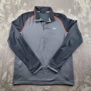 KJUS Pullover Herren XL grau Denholm Half Zip Fleecepullover Golf Bandon Dunes - Bild 1 von 9