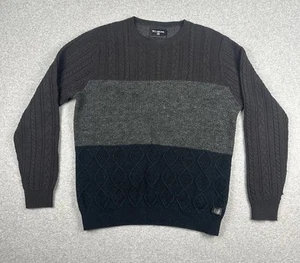 Billabong Men's Crew Neck Knit Jumper Sweater Size L Wool Blend Winter Surf Wear - Picture 1 of 8