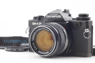 [Exc+5] Olympus OM-4Ti schwarz analoge Kleinbildkamera 50 mm F/1.4 Objektiv aus Japan - Bild 1 von 4