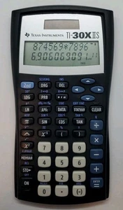 Texas Instruments TI-30X IIS 2-Line Scientific Blue Calculator Contains Battery - Picture 1 of 2