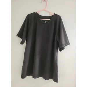 Kanu Surf Boys Black Short Sleeve Crew Pullover Athletic Shirt Boys Size L 12 - Picture 1 of 3