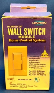 Leviton 6281-i Remote Wall Light Switch - Ivory - Home Control System NOB -G - Picture 1 of 9