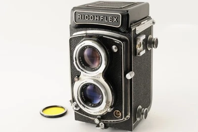 Ricoh Ricohflex New Dia 6x6 Medium Format Film TLR Camera Riconar 8cm f/3.5 Lens - Image 1 of 4