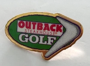 Outback Steakhouse Restaurant Employee Golf Pin Lapel Pinback - Picture 1 of 3