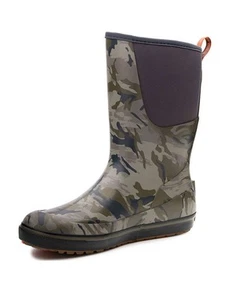Grundens 12” Deck Boot 60014 REFRACTION CAMO - Talla 10 - 100% Impermeable - Imagen 1 de 3