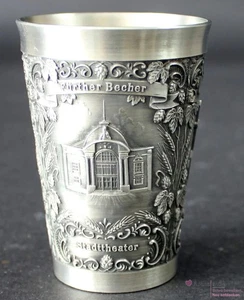 Zinnbecher Fürther Becher von Creation Zinn-Becker Stuttgart, gebraucht - Bild 1 von 5