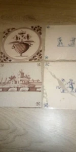 Antike Alte Fliesen - Bild 1 von 9
