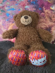 Buildabear Happy Birthday Brown Bear - Picture 1 of 6