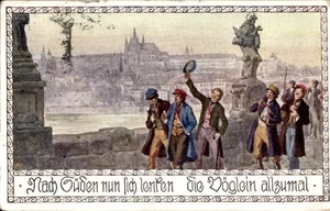 Studentika Ak Studenten, Musizierender Mann, Statue, Bund der... - 4546974 - Picture 1 of 2