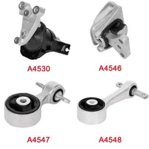 Fits 2006-2011 Honda Civic 1.8L L4 4Pcs Engine Motor & Transmission Mount Kit - Picture 1 of 7