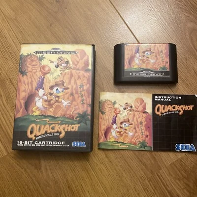 Quackshot Donald Duck Mega Drive Sega Complete PAL - Image 1 of 4