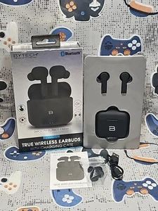Bytech True Wireless Earbuds with Charging Case - Black *OPEN BOX NEW* - Picture 1 of 6