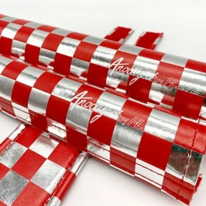 Set pad BMX a scacchi cromati anodizzati di Flite - Foto 1 di 14