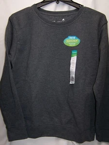 Long Sleeve Shirt HANES Women's Comfortsoft Crew Medium (8-10) SLATE Heather - Picture 1 of 3