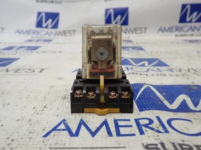 AMF Potter Brumfield KRP11A 24V Relay with Base P2CF-08 - Image 1 of 4