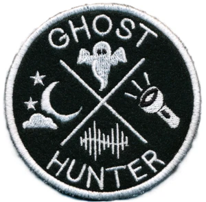 Ghost Hunter Iron On patch halloween sci fi - Picture 1 of 2