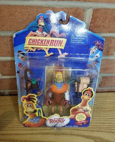 Chicken Run ROCKY Playmates Collectible Figure Playset Cover
