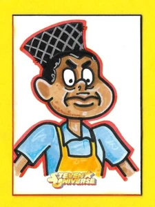 2019 Cryptozoic Steven Universe 1/1 Kofi Pizza Sketch Card by Artist Jason Heil - Picture 1 of 3