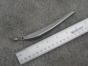  saltwater fishing jig 8oz Hammered Norway Viking  lure raw rosco swivel  - Picture 1 of 2