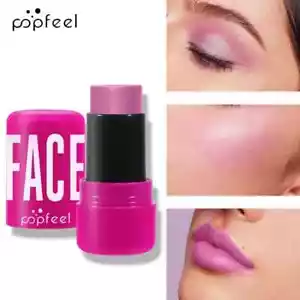 Multi-functional Stereoscopic Highlighter Blush Stick Cream Balm Lip Tint Glow - Picture 1 of 12