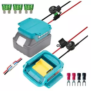 Adattatore batteria convertitore con fusibile per Makita 18 V batteria agli ioni di litio strumento di alimentazione fai da te - Foto 1 di 6