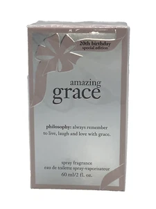 Philosophy Amazing Grace 20th Birthday Special Edition 2oz EDT Spray NIB Sealed - Picture 1 of 3