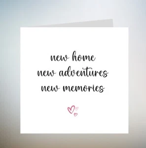Happy New Home Card Congratulations On New Home Card,New House, Housewarming 6x6 - Picture 1 of 1