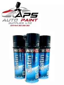 Pro Xl Satin Lacquer Aerosol Spray Paint X3 - 400Ml - Proxl - Free Delivery - Picture 1 of 2