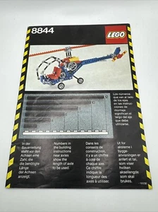 Vintage 1981 Lego 8844 Hubschrauber nur Anleitung - Bild 1 von 2