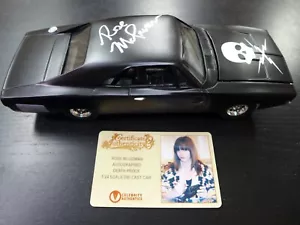 ROSE McGOWAN - SIGNIERT GRINDHOUSE TODESBEWEIS SIGNIERT AUTO MASSSTAB 1:24 MIT CA COA - Bild 1 von 10