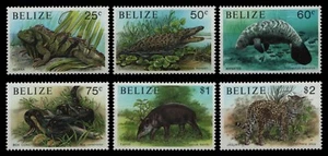 Belice 1991 - Mi-N.o 1062-1067 ** - Estampillada sin montar o nunca montada - Vida silvestre / Animales salvajes - Imagen 1 de 1