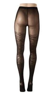 Wolford Ada Tights NWT black / black metallic size small - Picture 1 of 6
