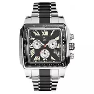 Guess Men's I41003G2 Stainless Steel Black Dial Watch - Picture 1 of 1
