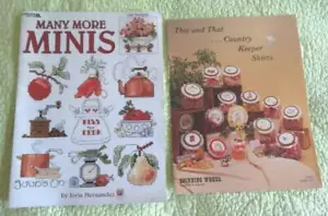 Lot MINIS Jar Skirts CROSS STITCH 160 Charts Pattern Jorja Thorp Leisure Spin - Picture 1 of 4