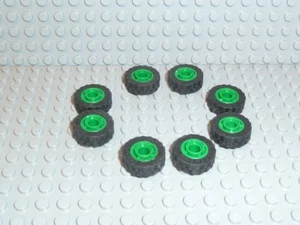 LEGO® Technic 8x Reifen 17,5 x 6 Felge grün wheel 51011u 42610c01 42610 R78 - Bild 1 von 1