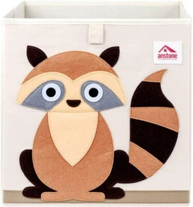 Contenedores de almacenamiento plegables de cubo de mapache, 33x33x33cm, organizador de pecho de juguete para niños - Imagen 1 de 7