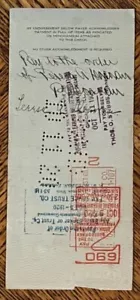 1920 Patsy Donovan Deadball estrella de béisbol y futuro patio 2X autógrafo raro d. 1953 - Imagen 1 de 2