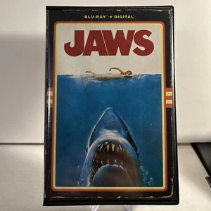 Jaws 1975 Retro VHS Clamshell Box Blu-Ray With Digital Edition - Picture 1 of 5