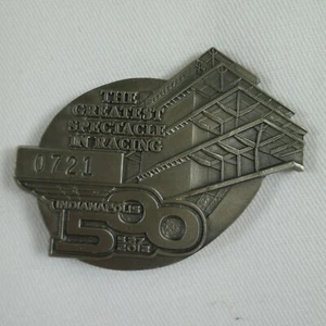2012 Indianapolis 500 Silver Pit Badge #0721 Dario Franchitti Ganassi Racing - Picture 1 of 7
