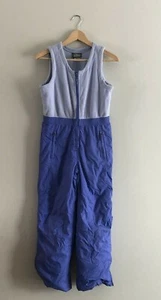 L.L. Pantaloni da neve top in pile Bean Kids bavaglino fondo viola neve inverno taglia 12 - Foto 1 di 5