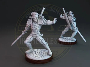 Gerard from "The witcher contract" series miniature for tabletop, board games... - Imagen 1 de 4