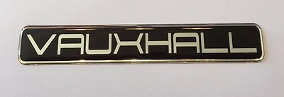 JAKEDESIGNS VAUXHALL Sticker/Decal 114mm x 19mm - HIGH GLOSS DOMED GEL FINISH